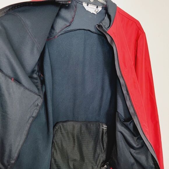 Sugoi Scotchlite Cycling Bike Jacket Red Black LRG - Picture 5 of 11